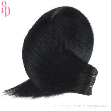 Penjual rambut mentah borong semulajadi bundle rambut brazil kutikula sejajar Remy 100% berkas rambut manusia